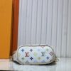 M46705 NEVERFULL BB Bag in White with Tricolor Design, Collaborated with Takashi Murakami
