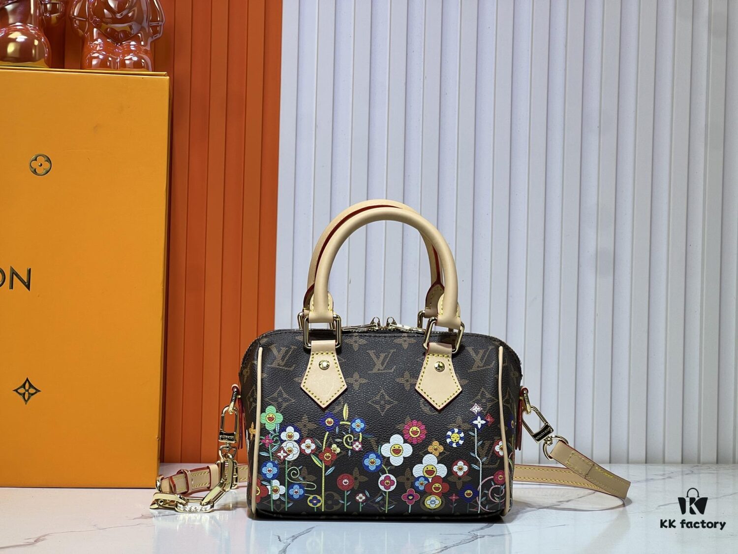 M45957.M58953 Color-Changing Yellow Leather Speedy Bandoulière 20