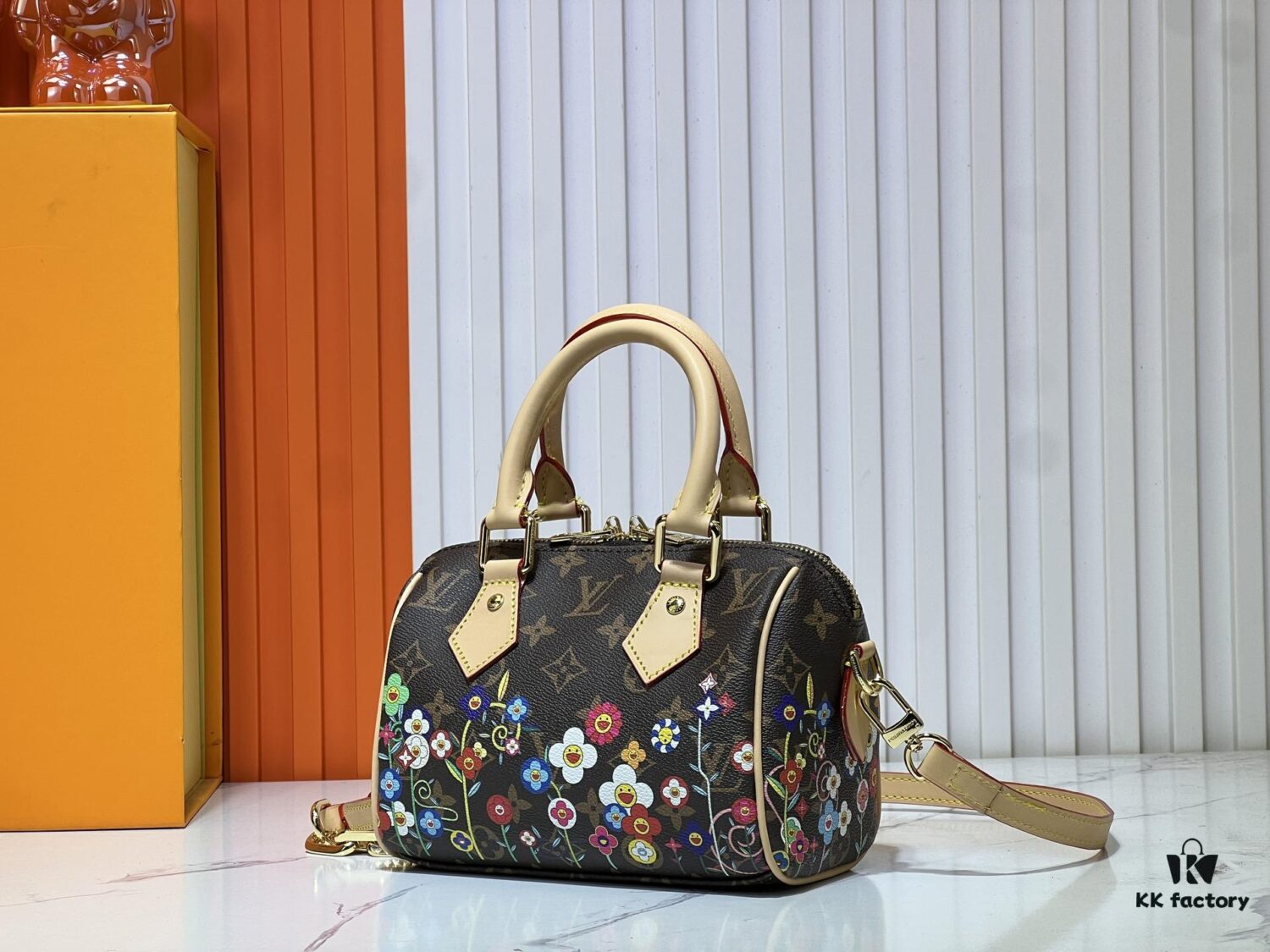 M45957.M58953 Color-Changing Yellow Leather Speedy Bandoulière 20