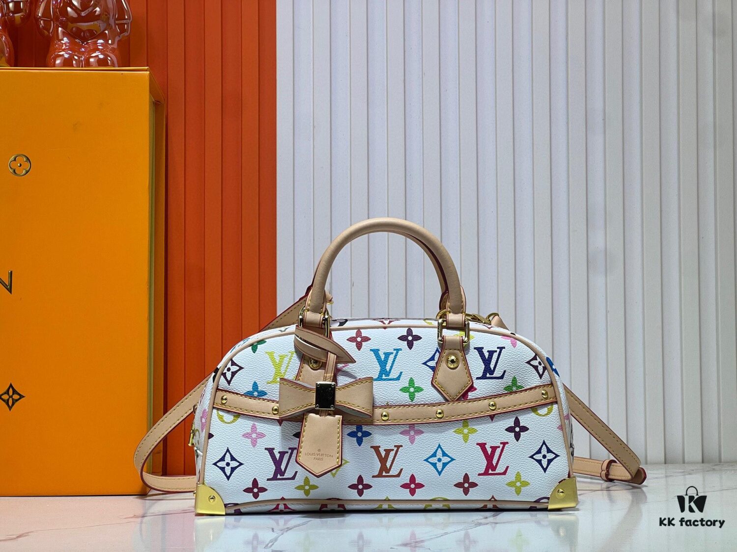 Upgraded Original M13084 Handbag East West Bag from Louis Vuitton x Takashi Murakami Reissue Collection