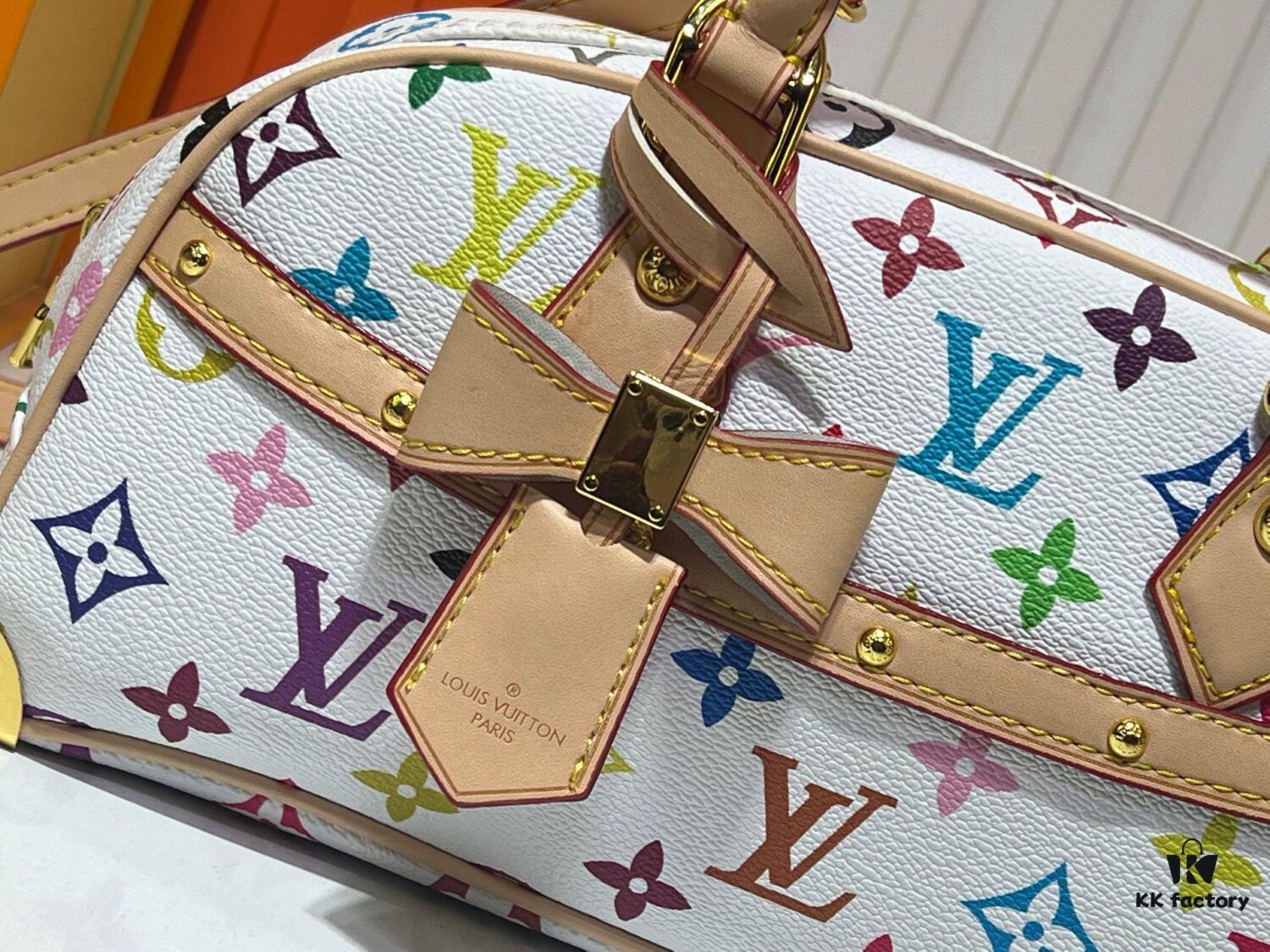 Upgraded Original M13084 Handbag East West Bag from Louis Vuitton x Takashi Murakami Reissue Collection