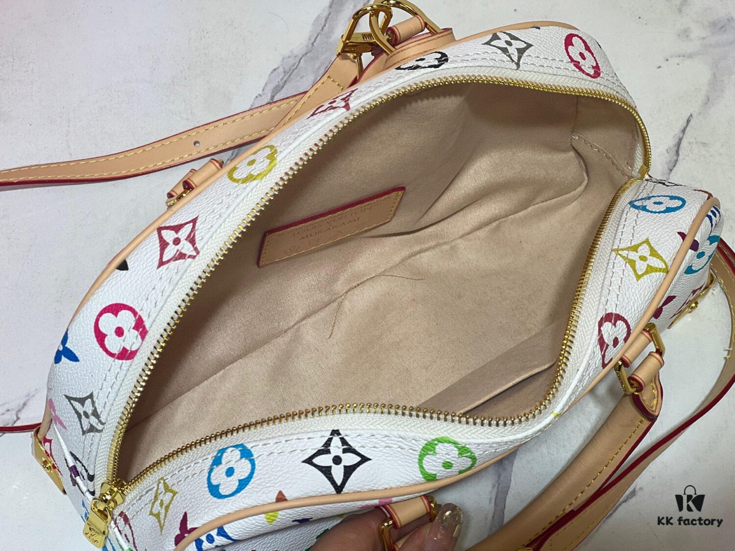 Upgraded Original M13084 Handbag East West Bag from Louis Vuitton x Takashi Murakami Reissue Collection