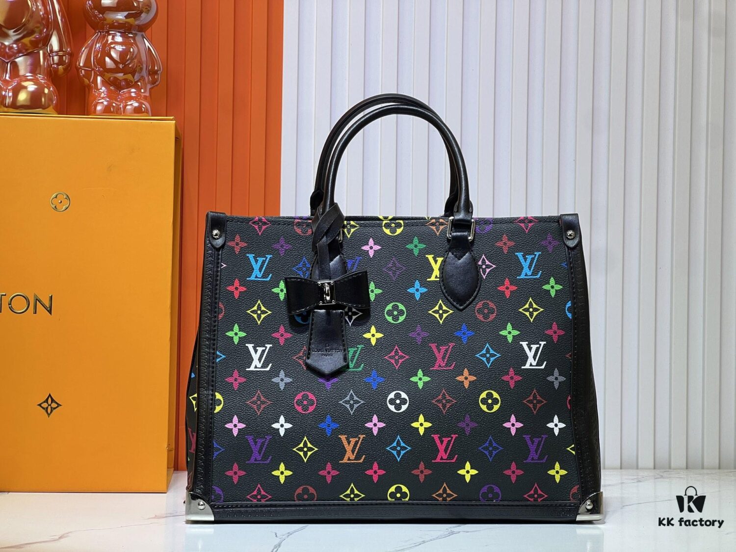 Upgraded Original M13079 Louis Vuitton x Takashi Murakami Reimagined OnTheGo MM Handbag