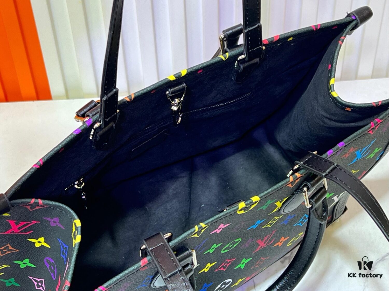 Upgraded Original M13079 Louis Vuitton x Takashi Murakami Reimagined OnTheGo MM Handbag