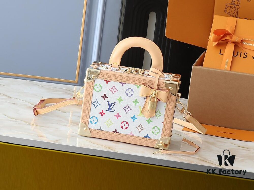 Upgraded Original M13125 M45675 Louis Vuitton x Takashi Murakami Petite Valise Bag