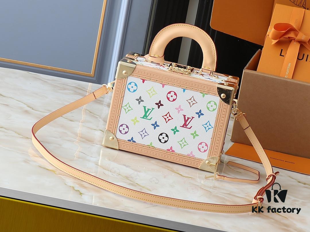 Upgraded Original M13125 M45675 Louis Vuitton x Takashi Murakami Petite Valise Bag