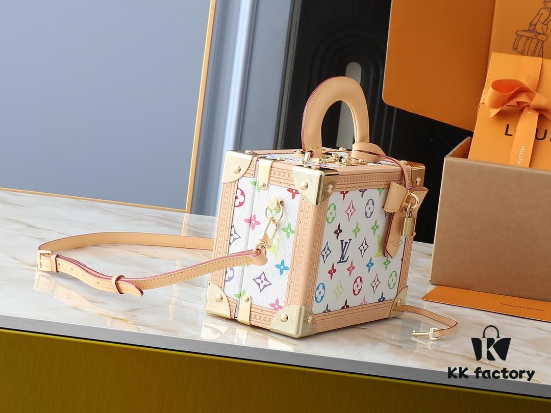 Upgraded Original M13125 M45675 Louis Vuitton x Takashi Murakami Petite Valise Bag