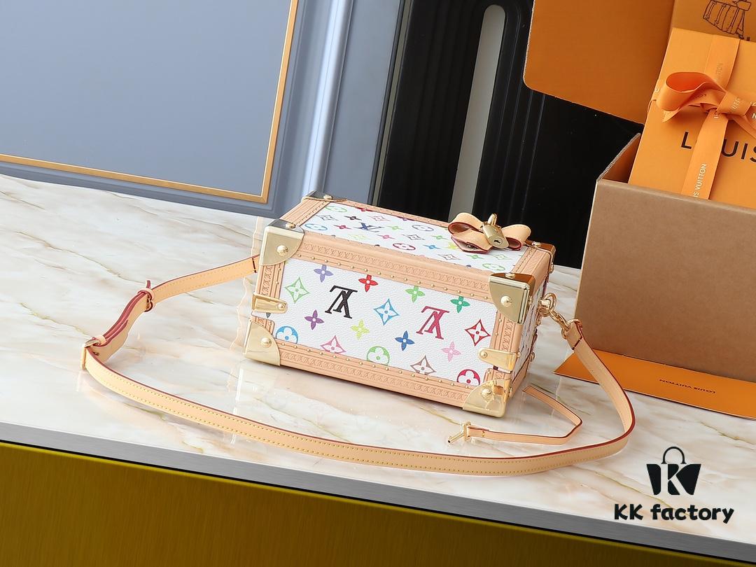 Upgraded Original M13125 M45675 Louis Vuitton x Takashi Murakami Petite Valise Bag