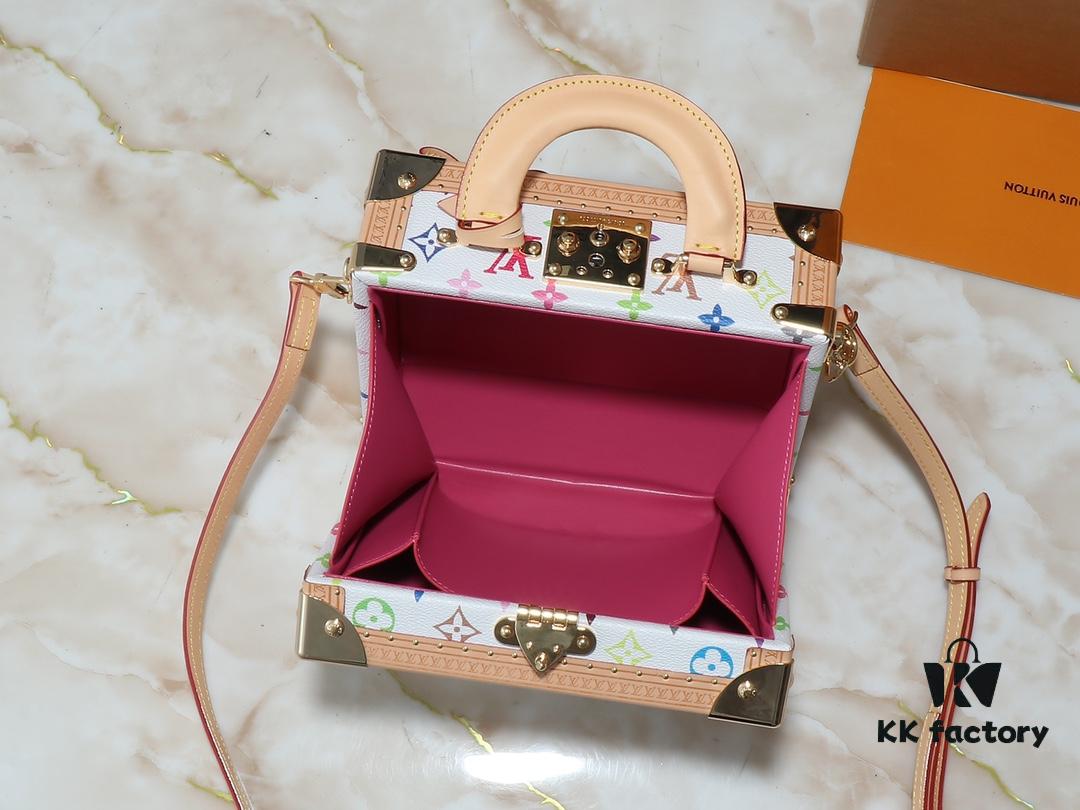 Upgraded Original M13125 M45675 Louis Vuitton x Takashi Murakami Petite Valise Bag