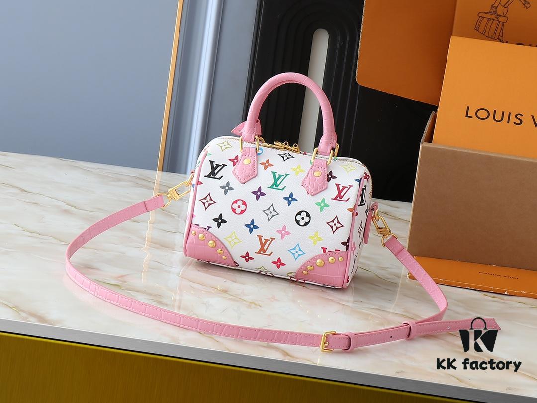 Upgraded Original Crocodile Texture M58953 M46234 M46222 Speedy Bandoulière 20 Handbag