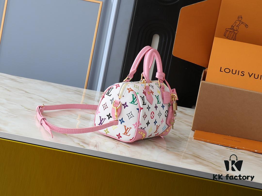 Upgraded Original Crocodile Texture M58953 M46234 M46222 Speedy Bandoulière 20 Handbag