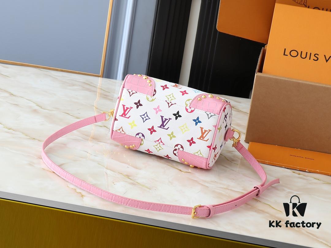 Upgraded Original Crocodile Texture M58953 M46234 M46222 Speedy Bandoulière 20 Handbag