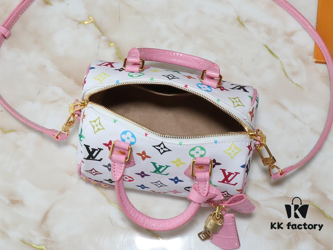 Upgraded Original Crocodile Texture M58953 M46234 M46222 Speedy Bandoulière 20 Handbag