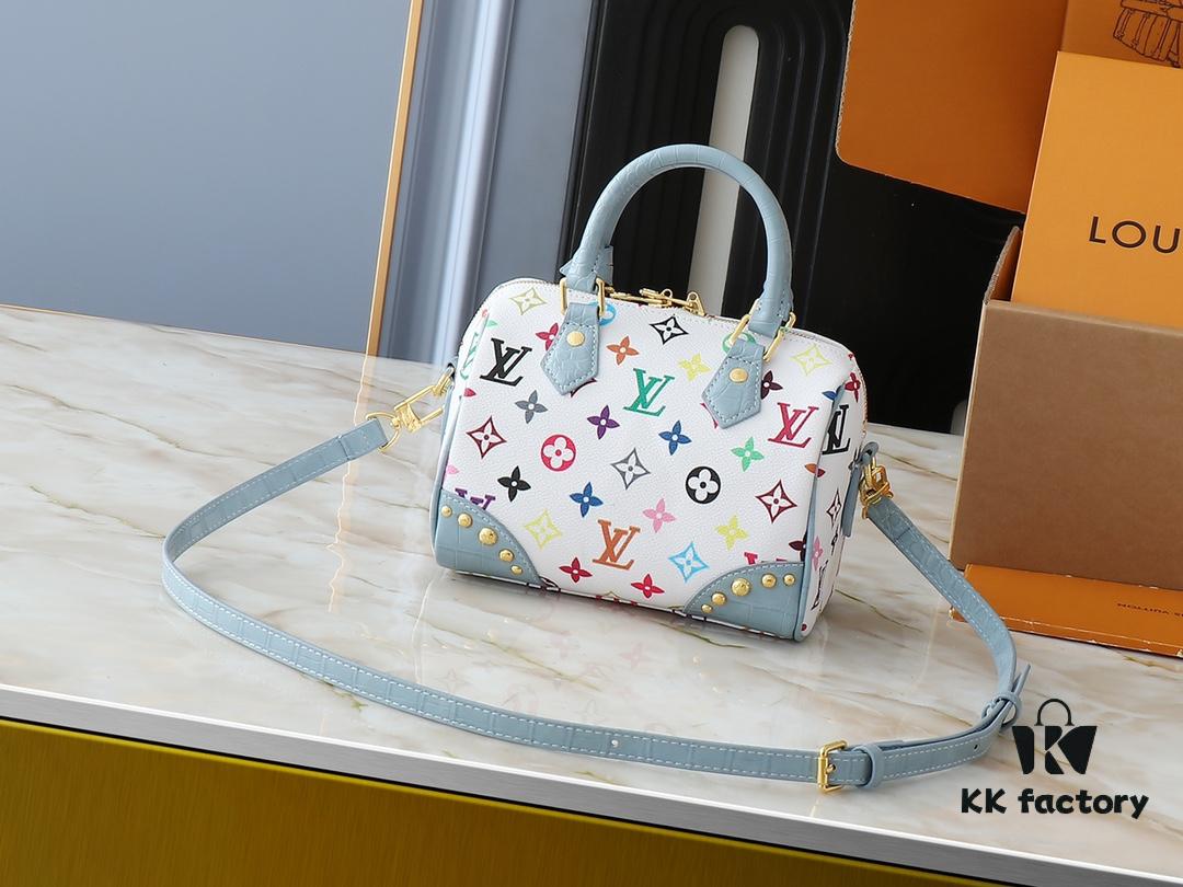 Upgraded Original Crocodile Texture M58953 M46234 M46222 Speedy Bandoulière 20 Handbag