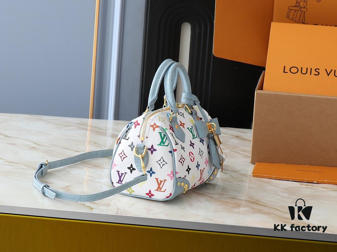 Upgraded Original Crocodile Texture M58953 M46234 M46222 Speedy Bandoulière 20 Handbag