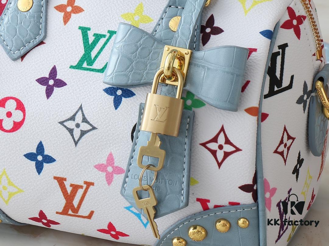 Upgraded Original Crocodile Texture M58953 M46234 M46222 Speedy Bandoulière 20 Handbag