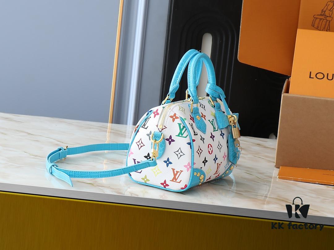 Upgraded Original Crocodile Texture M58953 M46234 M46222 Speedy Bandoulière 20 Handbag