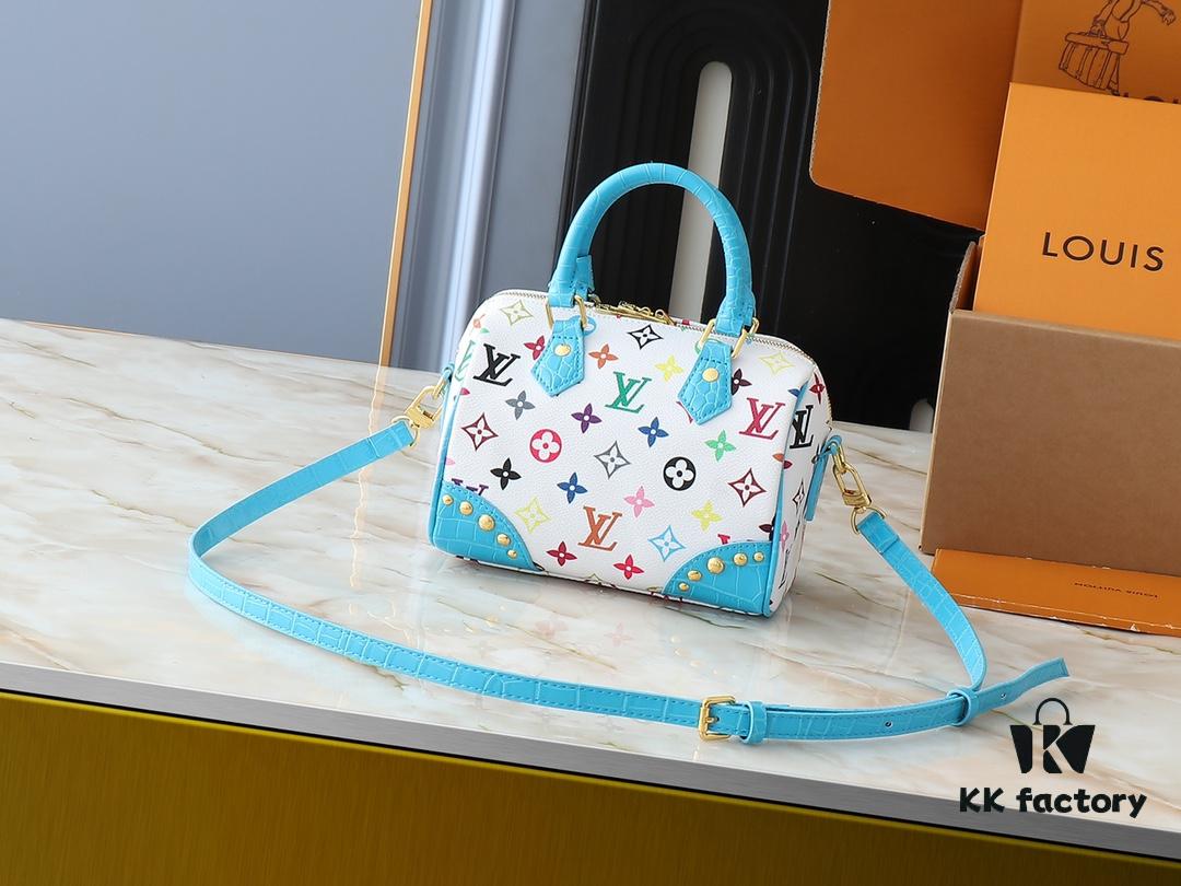 Upgraded Original Crocodile Texture M58953 M46234 M46222 Speedy Bandoulière 20 Handbag