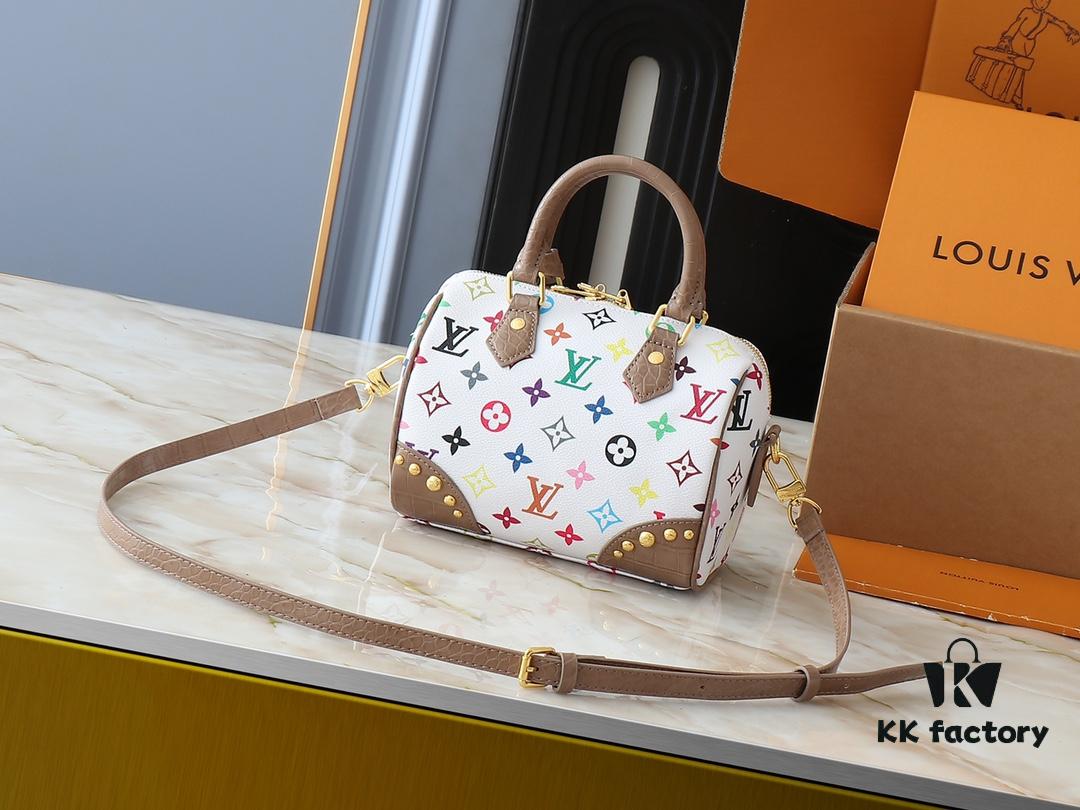 Upgraded Original Crocodile-Texture M58953 M46234 M46222 Speedy Bandoulière 20 Handbag