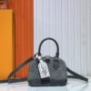 Upgraded Original Embossed Denim [Alma Nano Shell Handbag] M82717 Mini Shell Bag Series New Launch Nano Alma Bag
