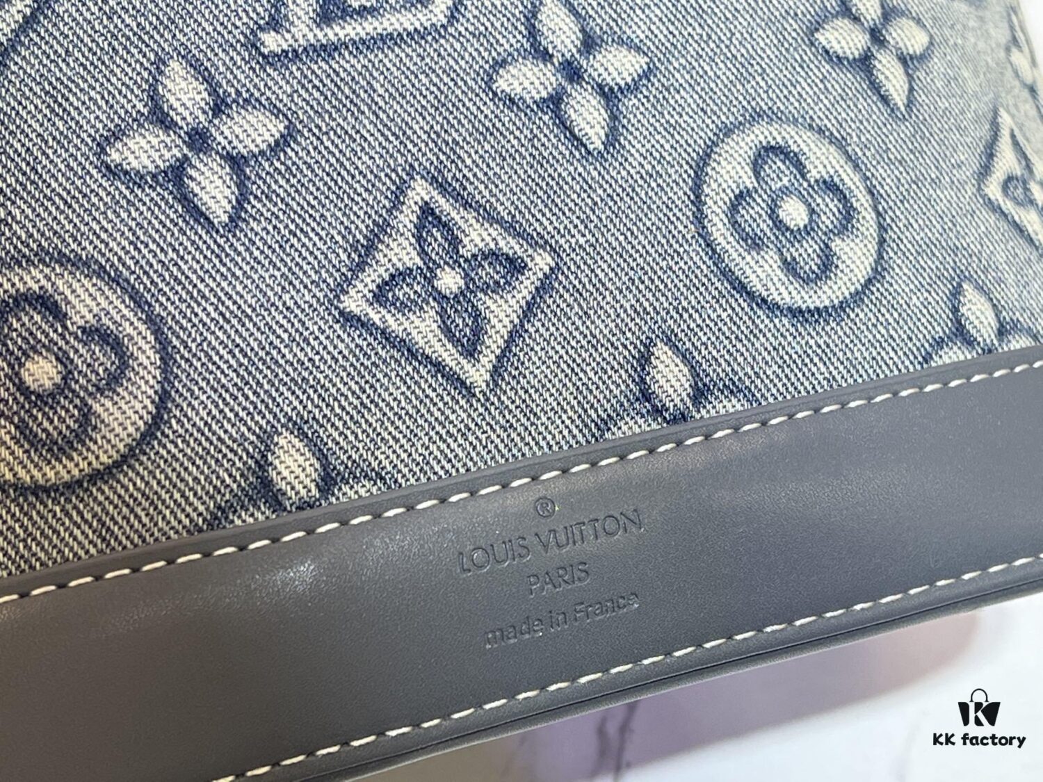 Upgraded Embossed Denim M53152 This Charming Alma BB Handbag Originates from Louis Vuitton's Classic 1934 Design