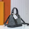 Upgraded Embossed Denim M53152 This Charming Alma BB Handbag Originates from Louis Vuitton's Classic 1934 Design