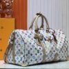 M13742 White Color Black Color Travel Bag Keepall Bandoulière 45