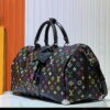 M13742 Multicolor White and Black Travel Bag, LV x TM KEEPALL BANDOULIÈRE 45, New Arrival