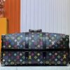 M13742 Multicolor White and Black Travel Bag, LV x TM KEEPALL BANDOULIÈRE 45, New Arrival