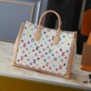 Upgraded Original M13079 Louis Vuitton x Takashi Murakami Reimagined OnTheGo MM Handbag