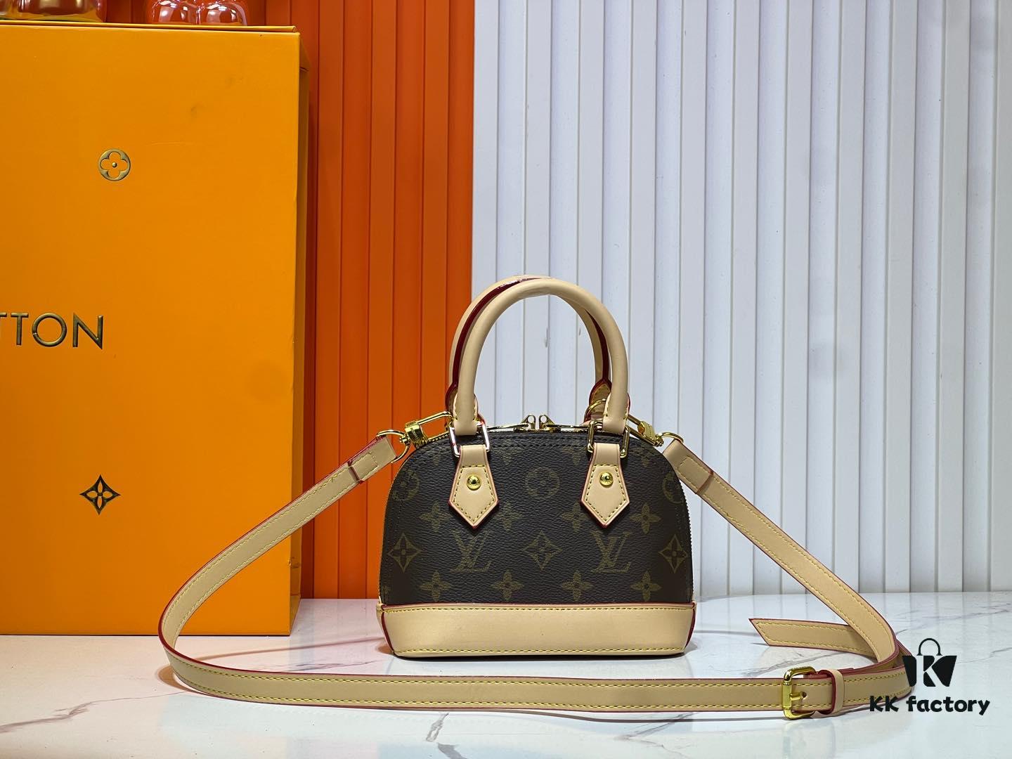 Upgraded Original [Alma Nano Shell Handbag] M82717 M90611 Mini Shell Bag Chic & Starry Dew Series New Launch Nano Alma Bag