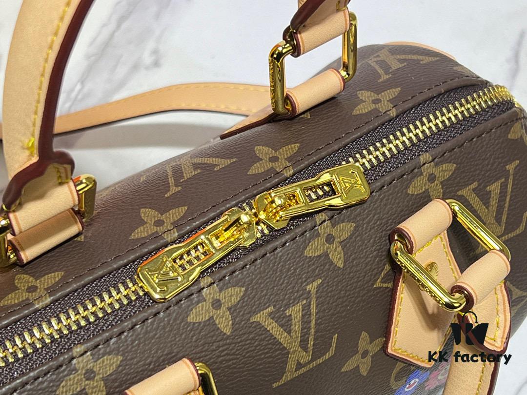 6930391bf09edb6de4c4cf31 Speedy Bandoulière 20 Handbag in Monogram Canvas with Cowhide Trim