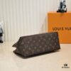 LV New Grand Palais MM 2021 Collection Louis Vuitton Trendy Fashion Shoulder Handbag in Calfskin Print, Size: 29-18-12.5