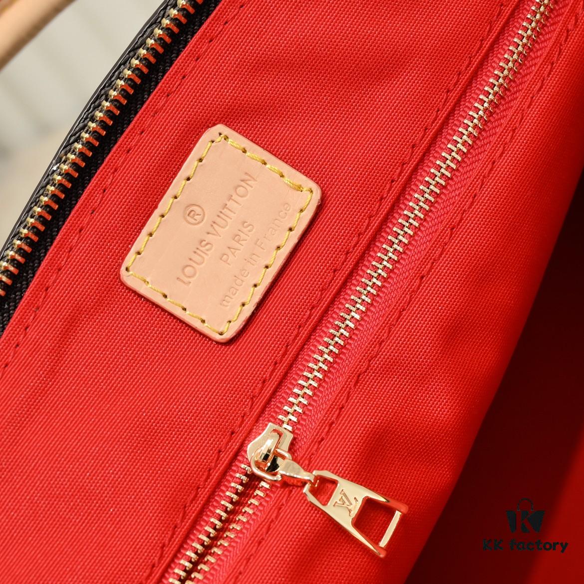 2021 New Large LV New Grand Palais MM Double-Sided Yellow Leather Monogram Fashion Shoulder Handbag