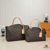 LV New Grand Palais MM 2021 Collection Louis Vuitton Trendy Fashion Shoulder Handbag in Calfskin Print, Size: 29-18-12.5