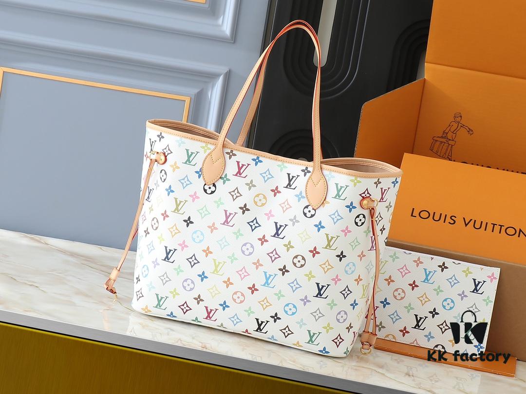 Upgraded Original M13675 M13271 M40995 This Medium Neverfull Bag is Part of Louis Vuitton x Takashi Murakami Re-Edition Collection