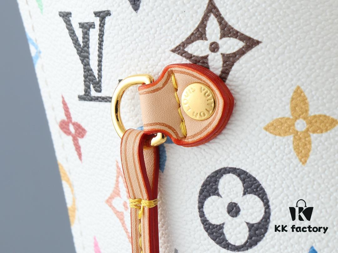 Upgraded Original M13675 M13271 M40995 This Medium Neverfull Bag is Part of Louis Vuitton x Takashi Murakami Re-Edition Collection