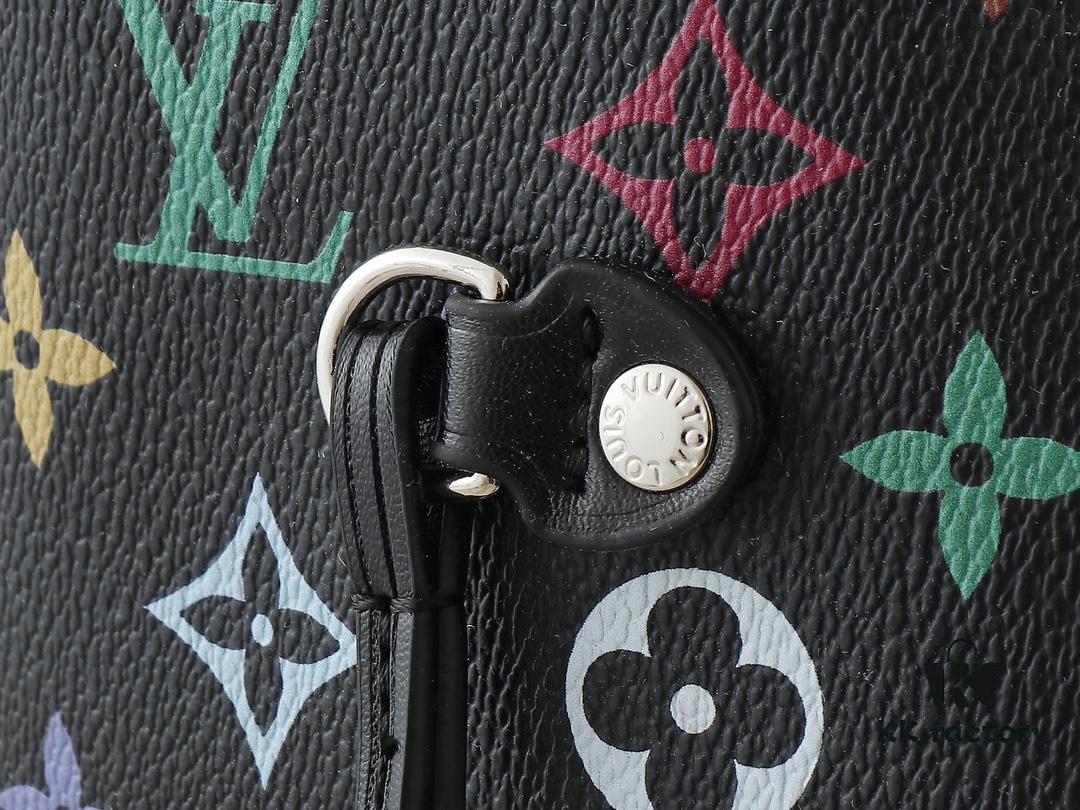 Upgraded Original M13675 M13271 M40995 This Medium Neverfull Bag from the Louis Vuitton x Takashi Murakami Re-Edition Collection