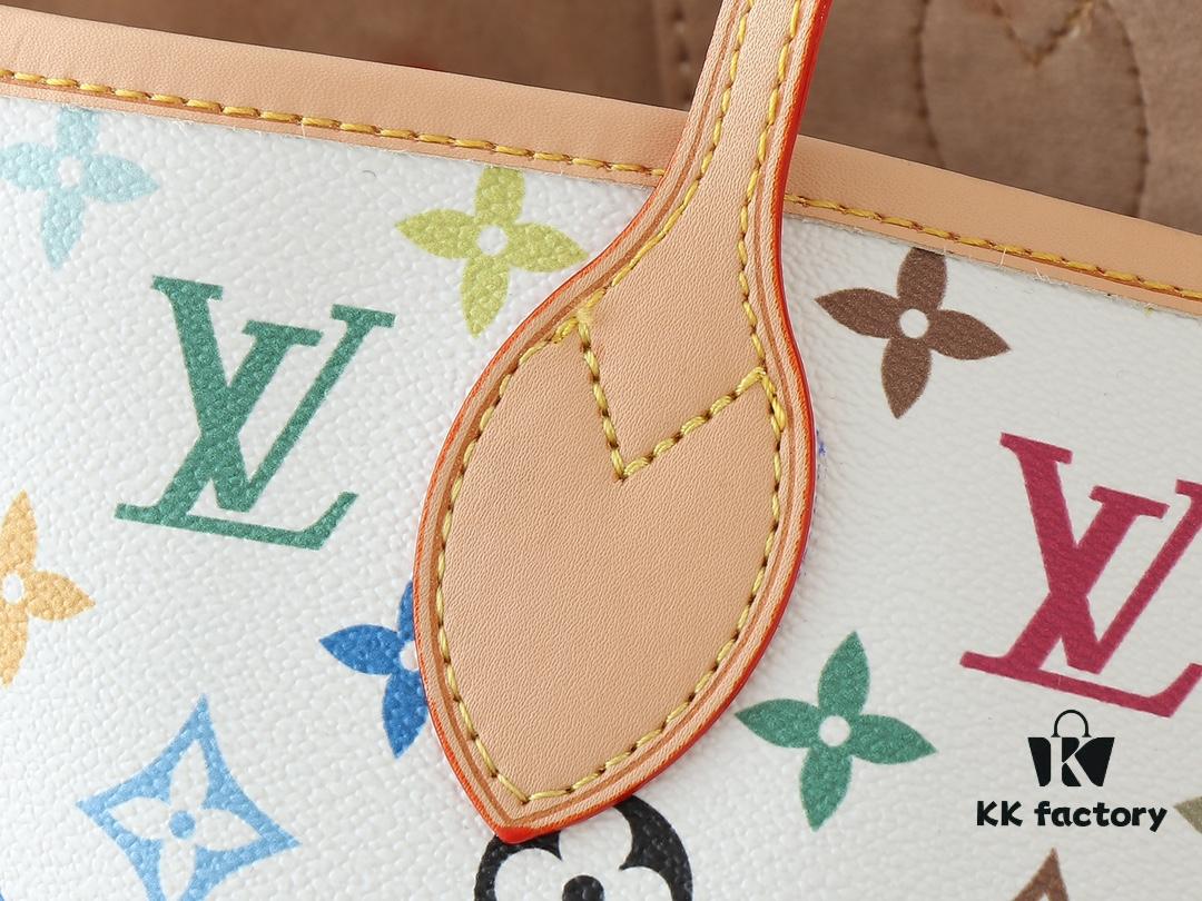 Upgraded Original M13675 M13271 M40995 This Medium Neverfull Bag is Part of Louis Vuitton x Takashi Murakami Re-Edition Collection