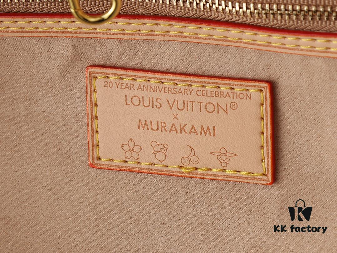 Upgraded Original M13675 M13271 M40995 This Medium Neverfull Bag is Part of Louis Vuitton x Takashi Murakami Re-Edition Collection