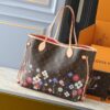 Upgraded Original M13675 M13271 M40995 This Medium Neverfull Bag from Louis Vuitton x Takashi Murakami Re-Edition Collection