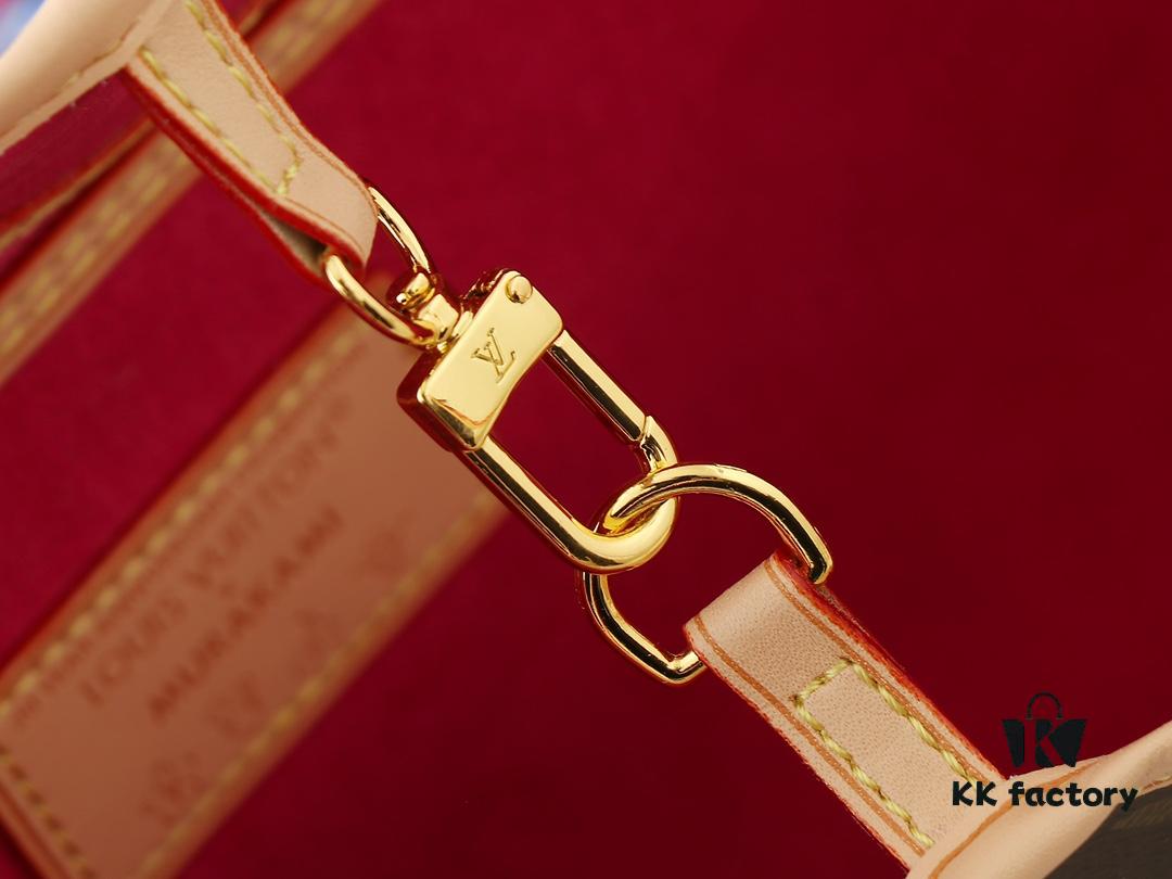 Upgraded Original M13675 M13271 M40995 This Medium Neverfull Bag from Louis Vuitton x Takashi Murakami Re-Edition Collection