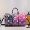 Louis Vuitton Classic Keepall 45 Travel Bag in Soft Pink Tones