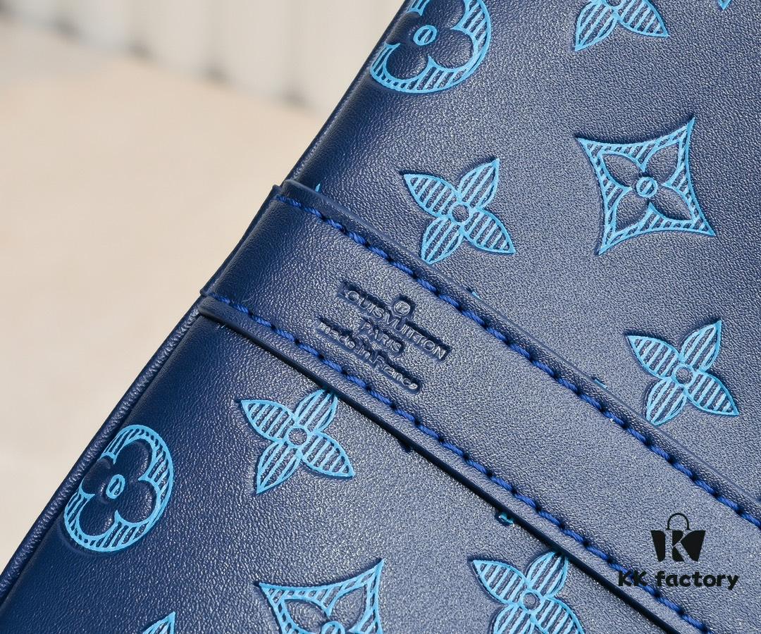 Exclusive Real Shot M24953 41416 New Version Louis Vuitton Classic Keepall Travel Bag Release Monogram Shadow Leather's Modern Flair