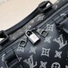 Exclusive In-Stock M24953 41416 New Version Louis Vuitton Classic Keepall Travel Bag Unveils Modern Charm of Monogram Shadow Leather