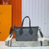 M46705 NEVERFULL BB Handbag in Denim with Embossed Neverfull Motif