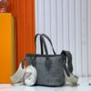 M46705 NEVERFULL BB Handbag in Denim with Embossed Neverfull Motif
