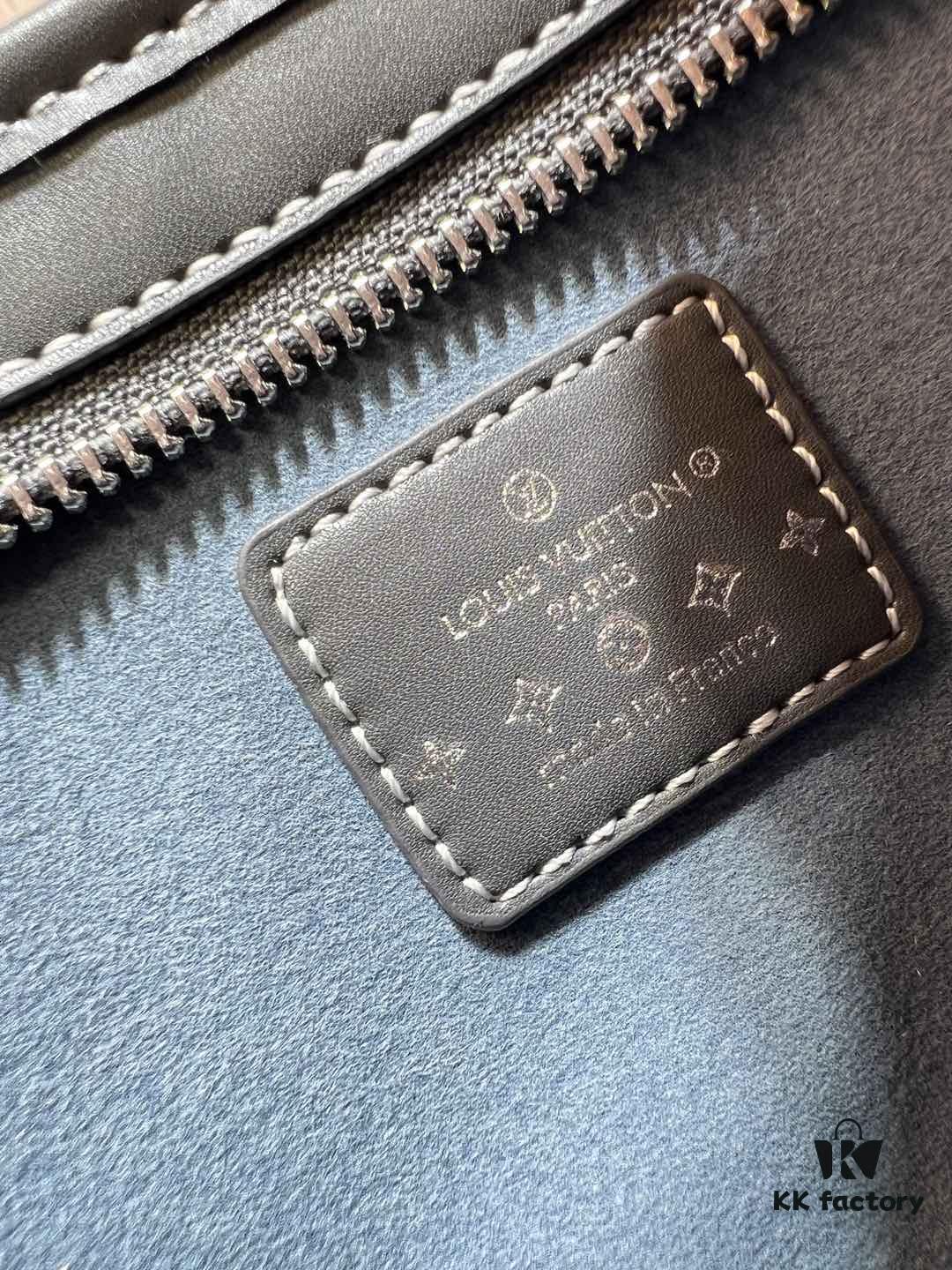 M46705 NEVERFULL BB Handbag in Denim with Embossed Neverfull Motif