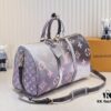 Louis Vuitton Classic Keepall 45 Travel Bag in Soft Pink Tones, Model No. 59943 41418