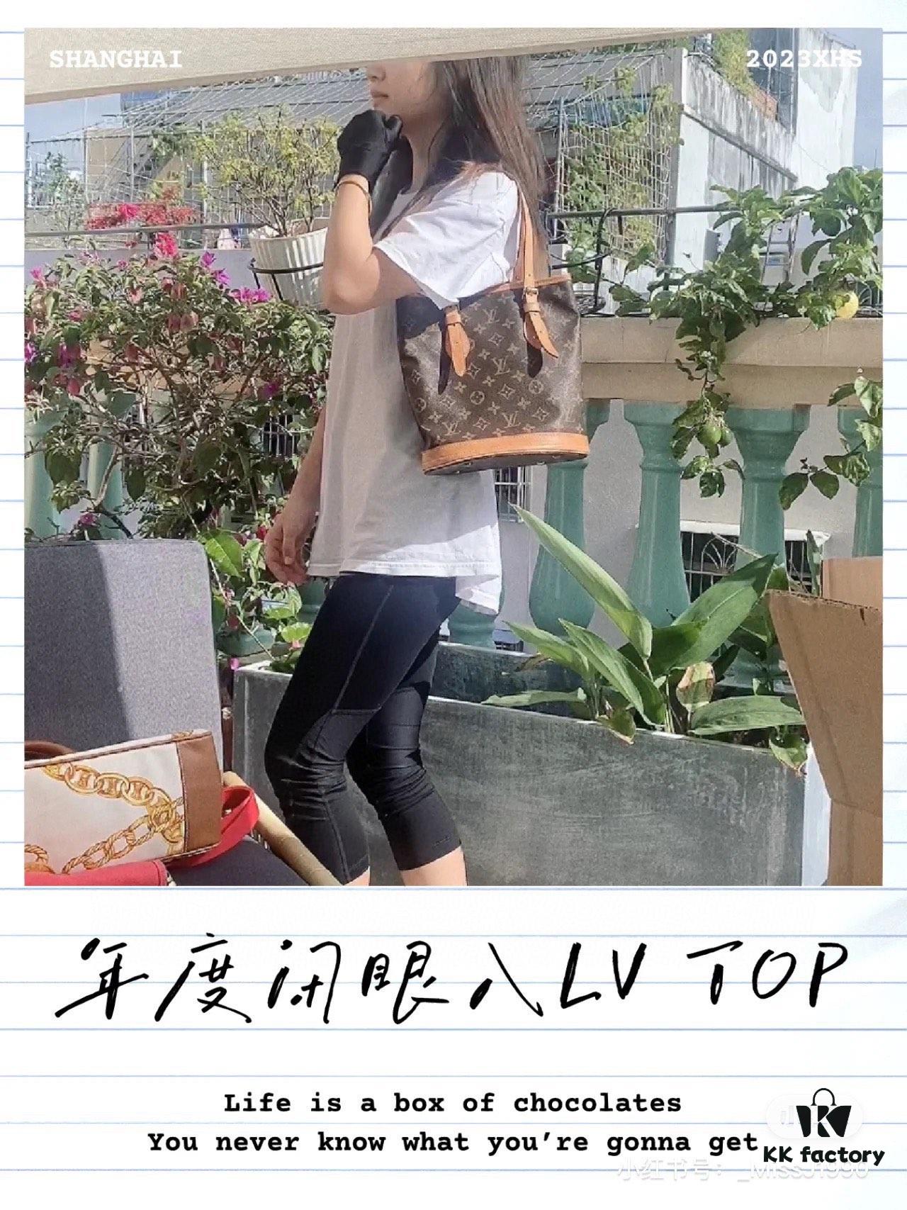 Vintage Crocodile Pattern Leather Bag 🔥 Authentic Style, High-End Quality, Highly Acclaimed, Mother-and-Child Pouch, Extremely Practical, Louis Vuitton Matched Interior, Original Design Replica. Louis Vuitton LV New Women's Shoulder Bag, Round Barrel Bag M42238. Size 23*26*16cm 💪💪💪